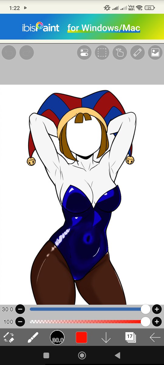 LifeBochi70102's tweet photo. Working on a Pomni fanart in my style! What do you think so far? 🎪✨
#TADC #Pomni #WIP #Fanart https://t.co/ANV68GngpB