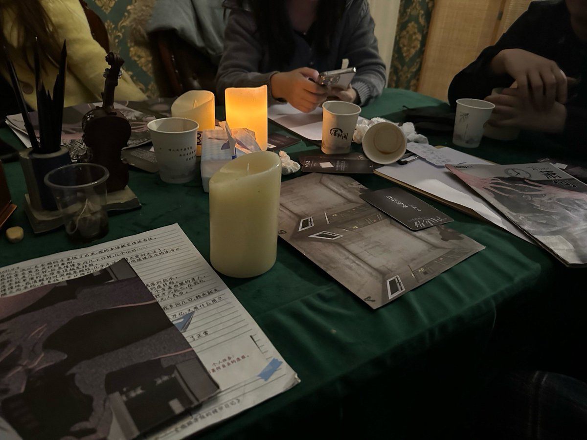 starvlay's tweet photo. Just wrapped an amazing murder mystery dinner with my crew—10/10 for plot twists, chaotic character dynamics, and zero "wait that makes no sense" plot holes. Can we do this every weekend ♂ https://t.co/ZWOn1zpuZo