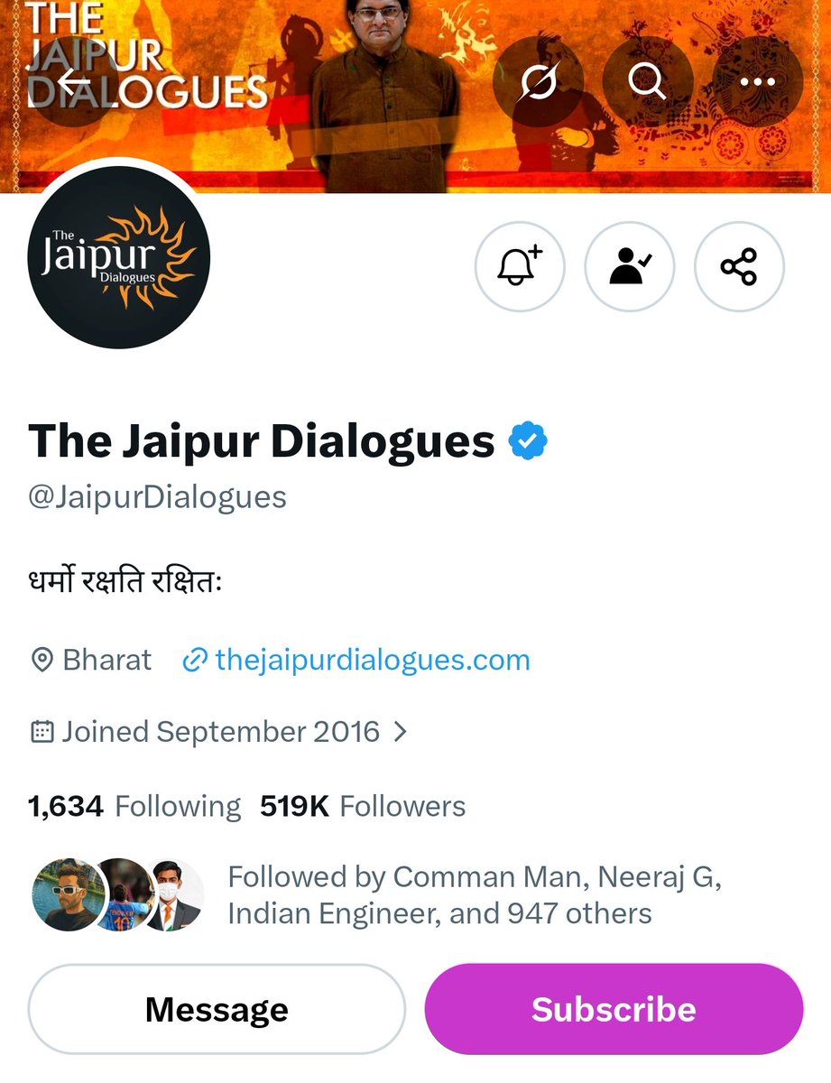 Pradeep_G7's tweet photo. इस macrohard @JaipurDialogues का कोई ट्वीट नहीं है आरक्षण के खिलाफ और कल सरकार ने अनुमति नहीं दी उसके खिलाफ। बस बीजेपी की चाटने में लगा हुआ है ये bsd वाला। इन macrohard को तुंरत अनफॉलो करो और एक्पोज करो। 
जो पैसा देता है, उसके सामने नाचने लग जाता है 🤬🤬 https://t.co/dE0M6mRHlG