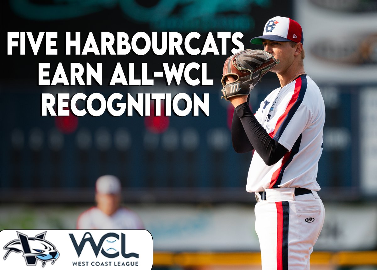 HarbourCats's tweet photo. The Victoria HarbourCats are pleased to announce that five players, Jeremiah Arnett, Erik Rico, David Krahn, Davis Lee and Logan Shepherd, earned 2026 "All-WCL" accolades for their stellar play this season!
FULL STORY: https://t.co/tBlxyNbnqw
#YYJ #HarbourCats #WCLBaseball https://t.co/T0b7nha1df