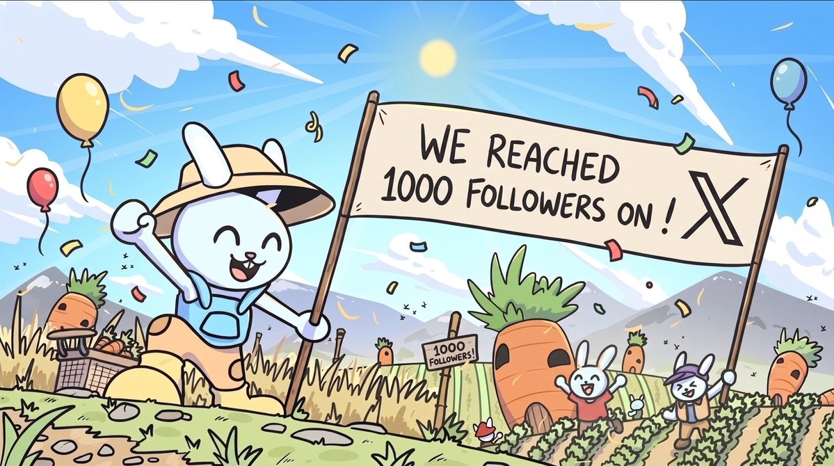 CuteBunBroker's tweet photo. Celebrating 1,000 Followers with CuteBuns!  🥕

We’re giving 100 Free Mint spots to our EarlyBirds! 🐰

Fill out the form:https://t.co/9xDkK1ggIj
Password: carrot

We’ll check every submission one by one, so make sure your notifications are ON for the next wave! 🔔