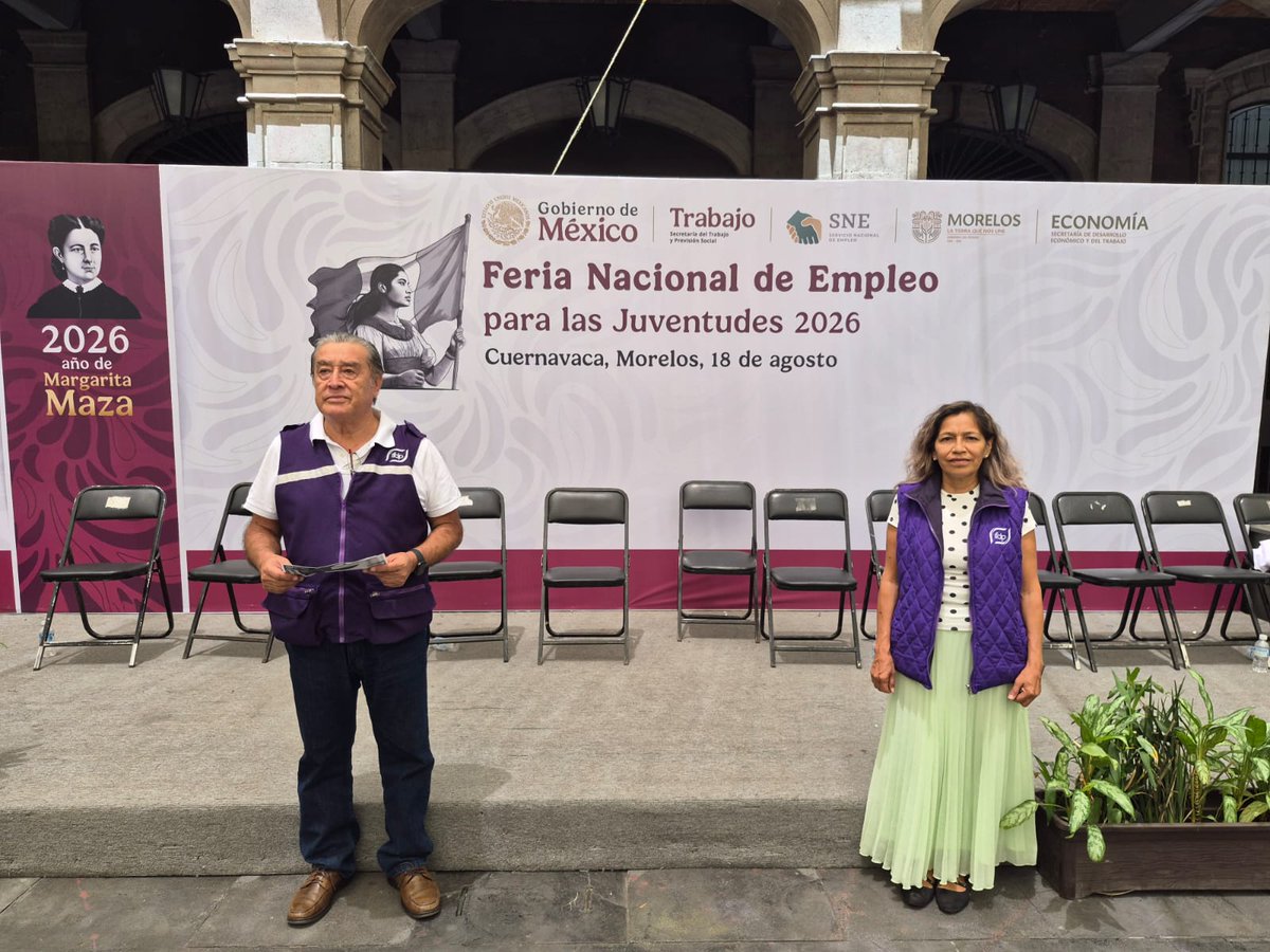 morelosifdp's tweet photo. El IFDP, delegación Morelos, estuvo presente en la Feria Nacional de Empleo para las Juventudes 2026, en Cuernavaca, Morelos. Se brindó información y orientación a las personas asistentes
Defensa pública y asesoría jurídica al alcance de todas y todos
#morelos #ifdp #asesoria https://t.co/DkYdIRfN02