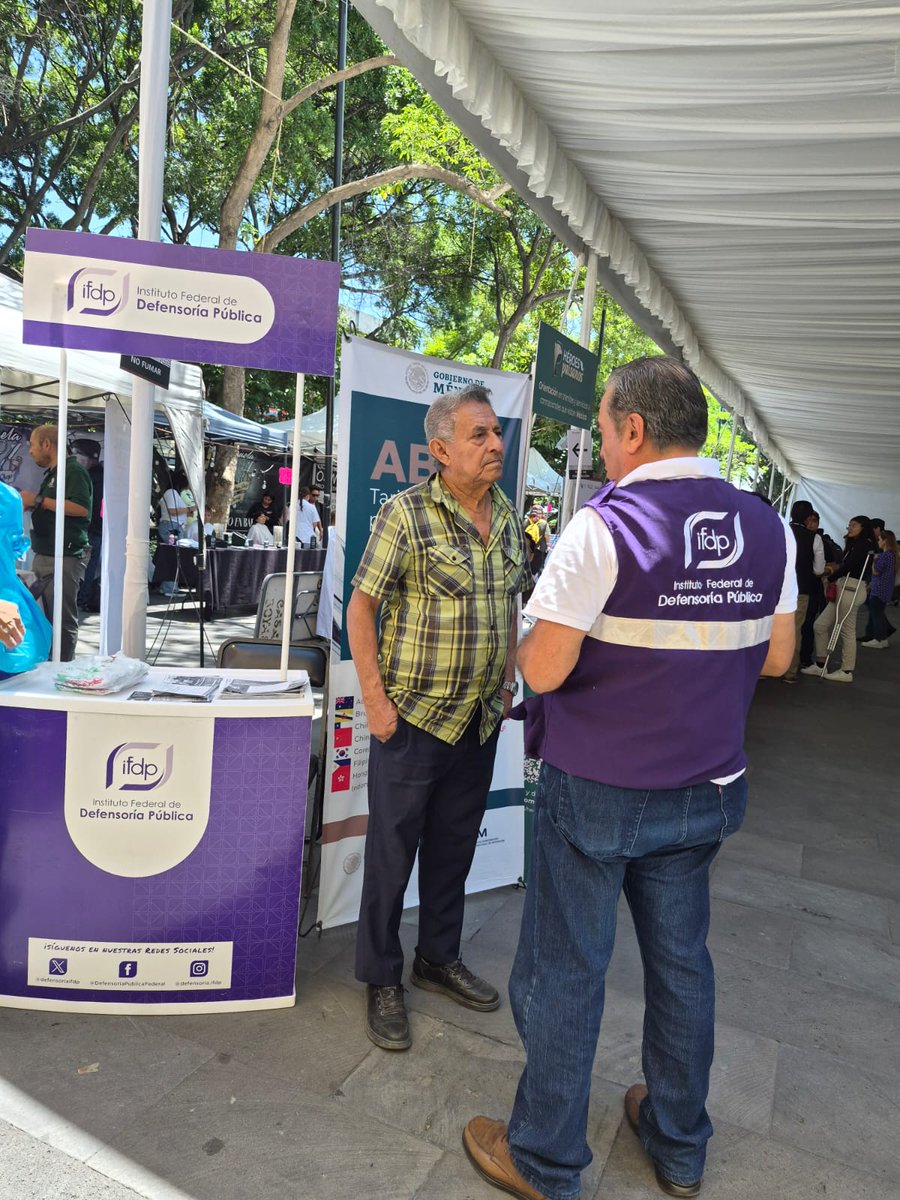 morelosifdp's tweet photo. El IFDP, delegación Morelos, estuvo presente en la Feria Nacional de Empleo para las Juventudes 2026, en Cuernavaca, Morelos. Se brindó información y orientación a las personas asistentes
Defensa pública y asesoría jurídica al alcance de todas y todos
#morelos #ifdp #asesoria https://t.co/DkYdIRfN02