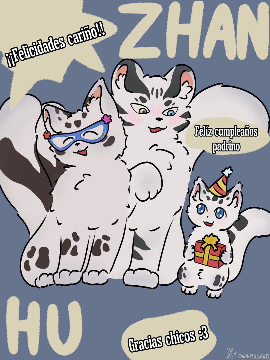 el_milton7150's tweet photo. Felíz cumpleaños zhanhu... te queremoss!
#zhanhu #jiazhutao #hetao #fabulousbeast #youshouyan #有兽焉 https://t.co/cmRDRTTJZc