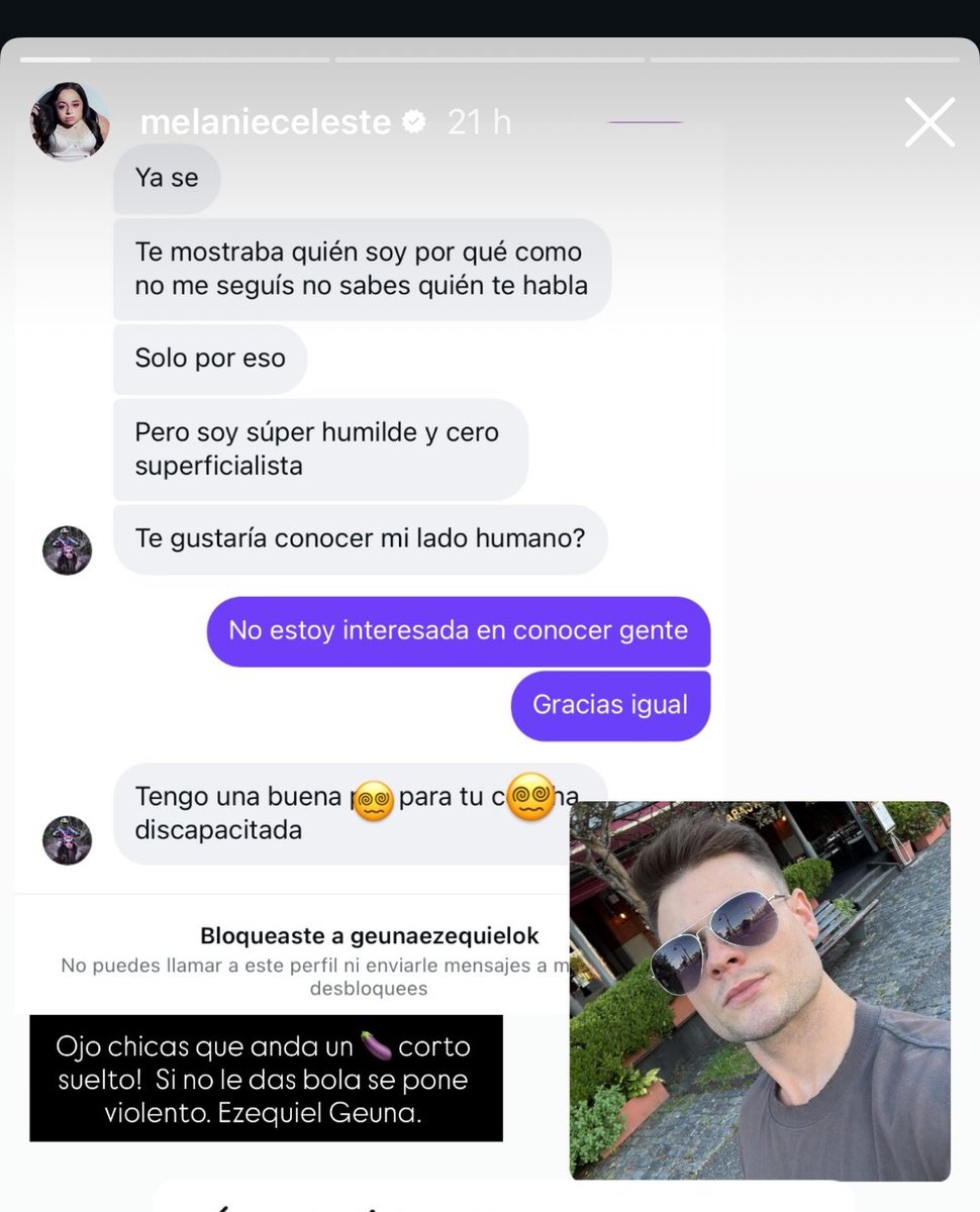 badgyaItom's tweet photo. Le tiraron onda a mel celeste y se enojo
“tengo buena p*ja para tu c*ncha discapacitada” 😭😭 https://t.co/OI6Azbv1cx