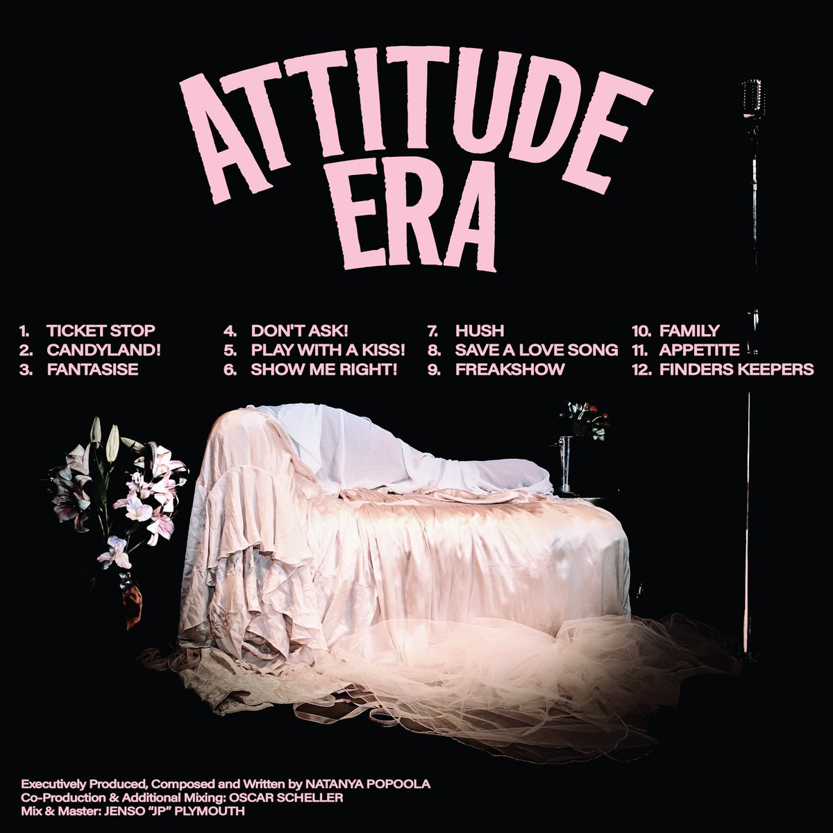 n4t4nya's tweet photo. 12 TRACKS. ATTITUDE ERA! SEPTEMBER 10TH! 🐾 
thank u to all the incredible people who helped me with this masterpiece, i can’t wait for the world to hear it https://t.co/1oMQZWJC7y