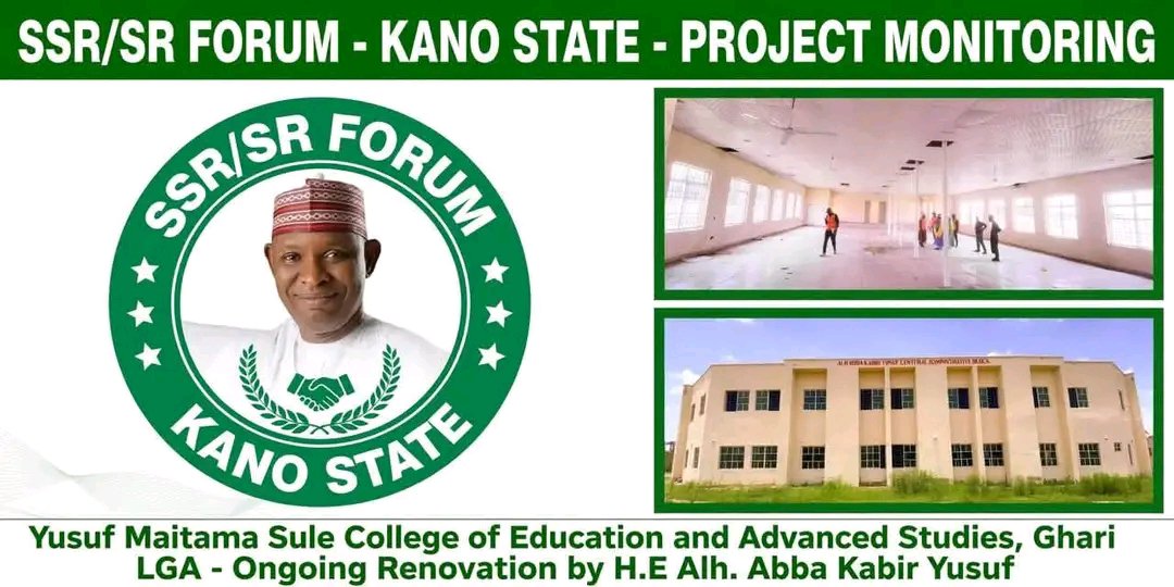 AREWAGENTLE2020's tweet photo. ONGOING TRANSFORMATION AT YUSUF MAITAMA SULE COLLEGE OF EDUCATION
#ssrsrupdate
#AbbaIsWorking https://t.co/nrPpkocer0