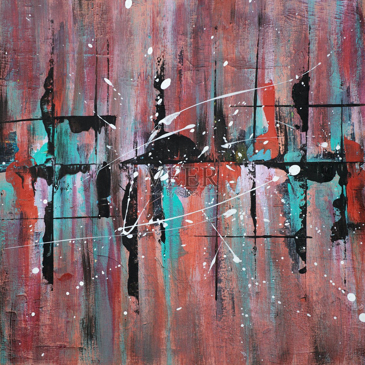 HartungBill's tweet photo. Tried abstract drip painting today! Every splatter’s a happy accident that turns blank canvas into my little colorful world https://t.co/Q0ntd0TK6l