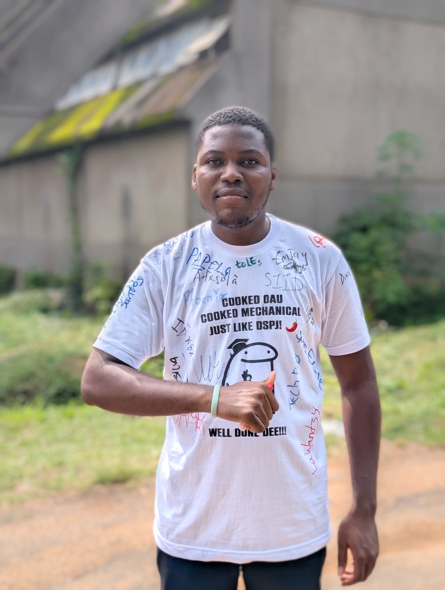 Spicebydee's tweet photo. This is for my Twitter family.

Dee Signed out, Mechanical Engineering. 

Looking forward to convocation day,We ask Almighty ALLAH to make it easy,Ameen.

Thank you for being part of the journey 💚. https://t.co/xyf7ZIMkMw