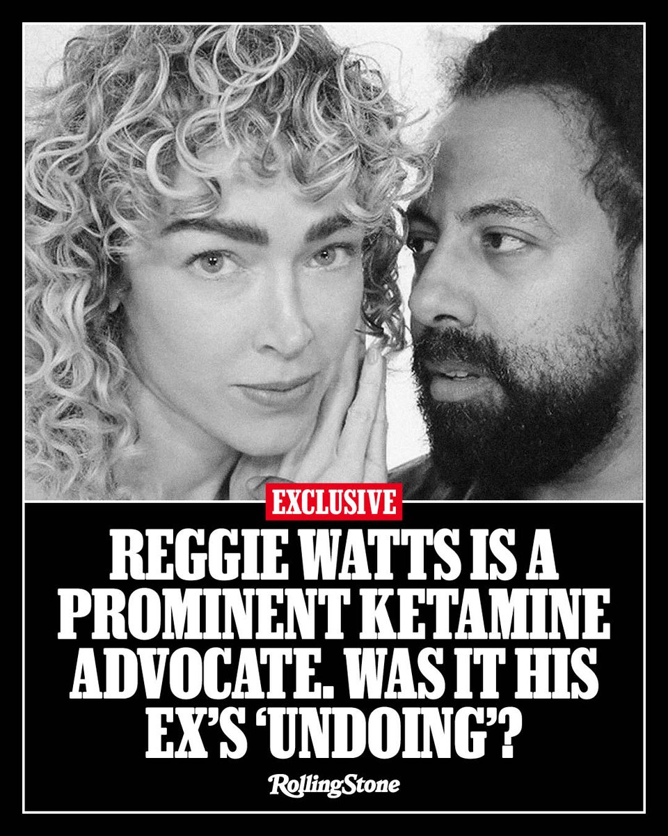 RollingStone's tweet photo. Comedian and former late-night bandleader Reggie Watts is a proud ketamine enthusiast.

Loved ones of his ex-girlfriend Katherine McCollough claim she became addicted to the drug through Watts’ encouragement to take a heavy array of psychedelics in the name of enlightenment. McCollough died by suicide in March.

The story: https://t.co/Lqu9jm898W