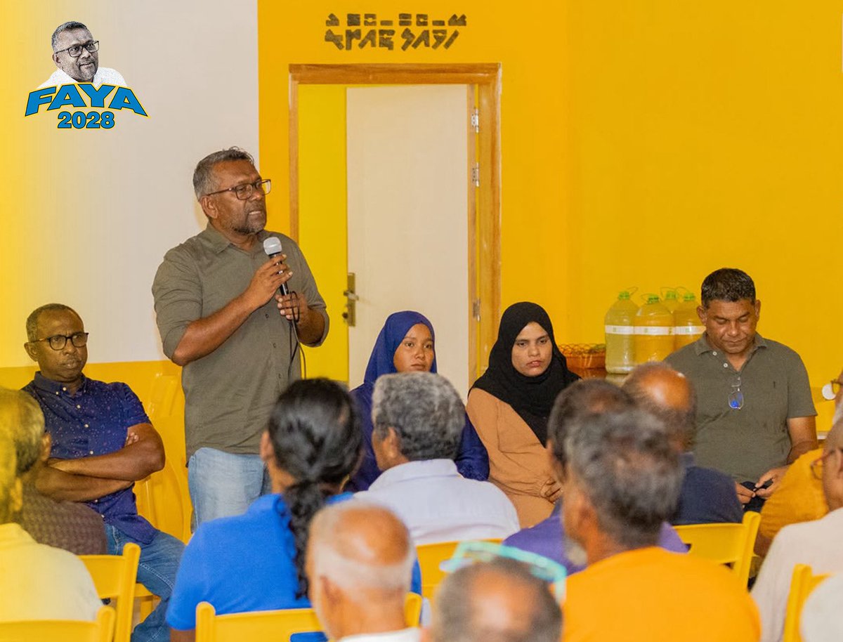 faya2028_'s tweet photo. ތ.  ކިބިނދޫ ޖަލްސާގެ ތެރެއިން ފެނުނީ ރައްޔިތުން ބޮޑުބަދަލަކަށް ބޭނުންވާ މިންވަރު . ބޮޑުބަދަލަކީ އަޅުވެތި ކަމުން މިނިވަންކަމަށް އެޅޭ އެންމެ ބޮޑު ފާލަން .
#faya2028 https://t.co/S4vXU4fLjO