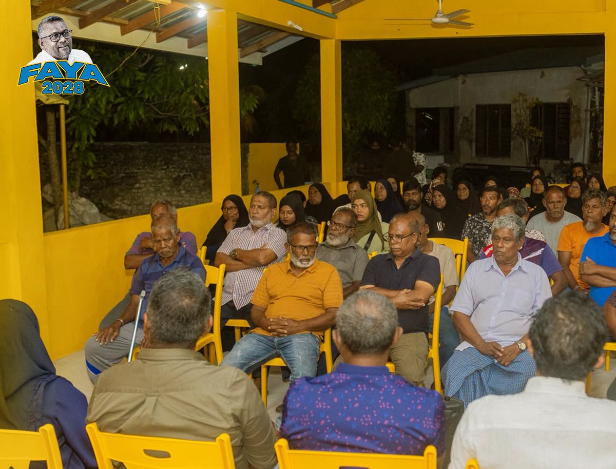 faya2028_'s tweet photo. ތ.  ކިބިނދޫ ޖަލްސާގެ ތެރެއިން ފެނުނީ ރައްޔިތުން ބޮޑުބަދަލަކަށް ބޭނުންވާ މިންވަރު . ބޮޑުބަދަލަކީ އަޅުވެތި ކަމުން މިނިވަންކަމަށް އެޅޭ އެންމެ ބޮޑު ފާލަން .
#faya2028 https://t.co/S4vXU4fLjO