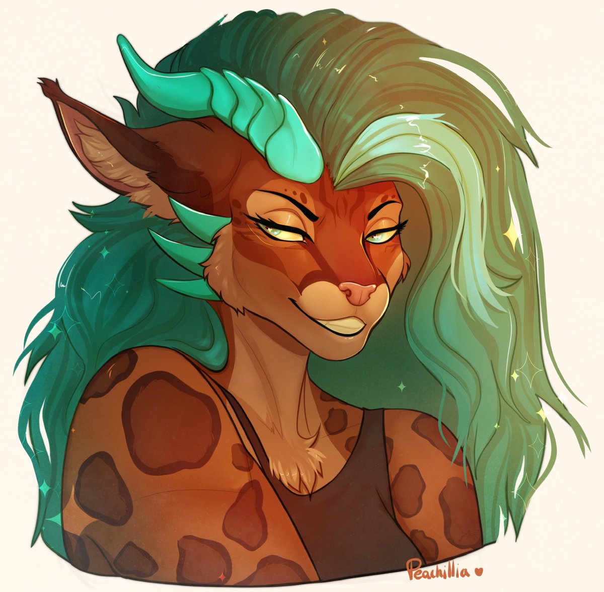 peachillia's tweet photo. Pspsppspss with gorg hair 😍 
She was so much fun to do, totally in my vibe!!
Thank you again <3 https://t.co/9kVuLAgfxf