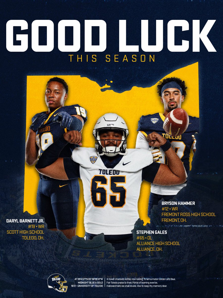 JacobBonacci's tweet photo. FOOTBALL IS BACK‼️

Best of luck this season to all of the players &amp; coaches across my home state of Ohio‼️

#GlassCity 🚀 https://t.co/dzGUXP0zS0
