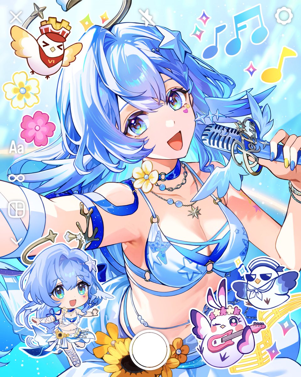 PomPom_HonkaiSR's tweet photo. Selfie time | #RobinSummeretto
Kudos to 飛沫かもめ for the fanart!
 
#HonkaiStarRail https://t.co/0evWgRm7Zm