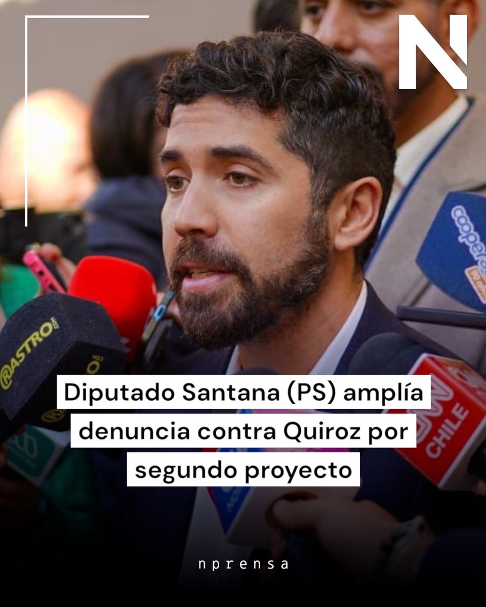 N_PrensaCL's tweet photo. ⚡️Diputado @Juan_SantanaC (PS) ampliará la denuncia ante el Ministerio Público contra el ministro de Hacienda, Jorge Quiroz. 🧵 https://t.co/zG4uKjphna