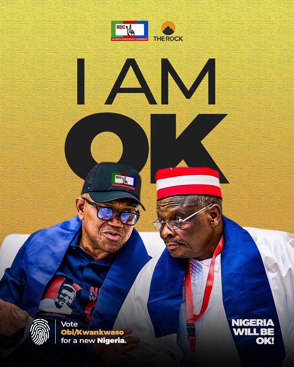 Chima_Obi1234's tweet photo. I am OK 
Are you OK too? ✌️✌️✌️ https://t.co/q3yOCLJt2W