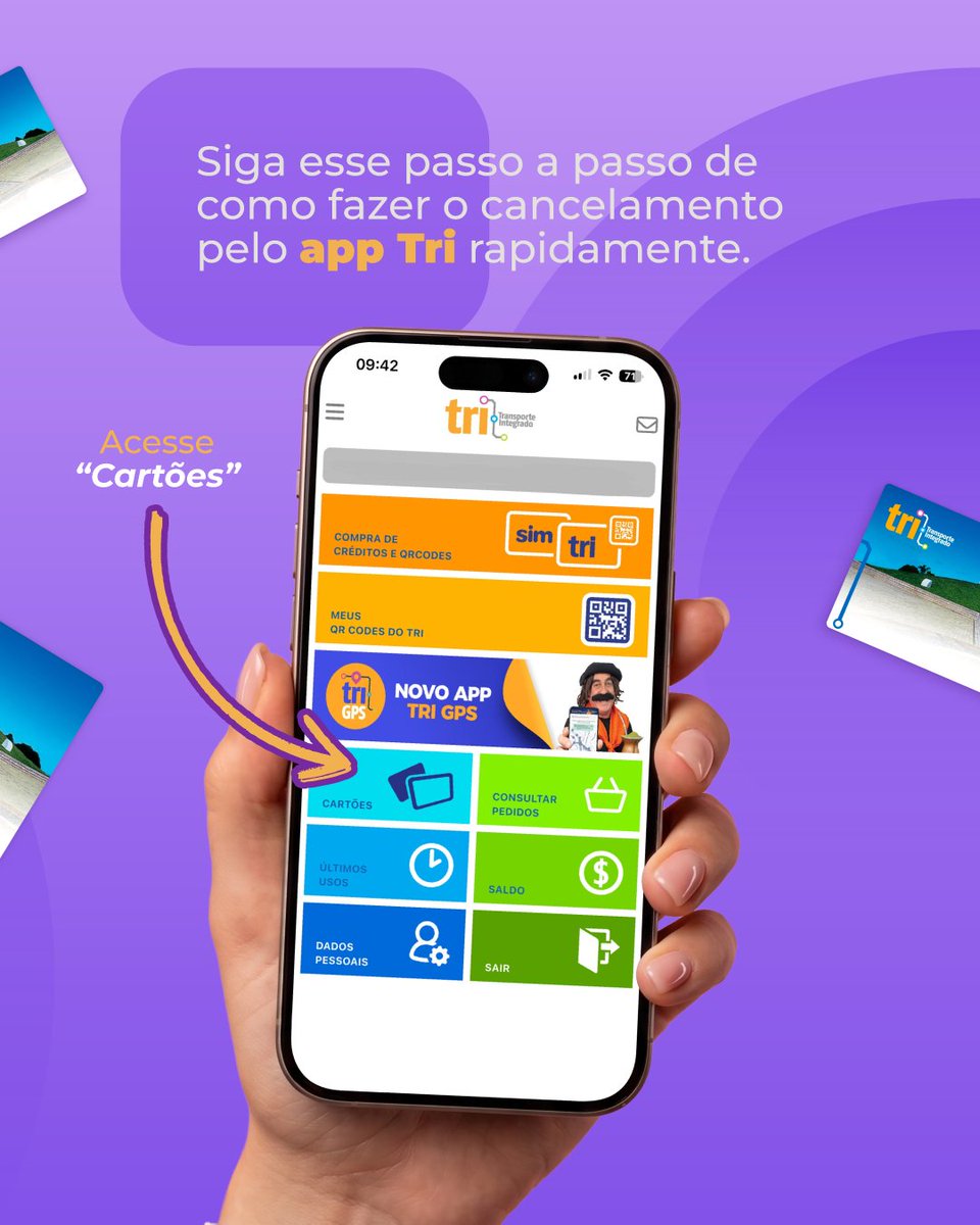 CartaoTri's tweet photo. 🚍💙 Precisa cancelar seu Cartão TRI e não sabe por onde começar?

Preparamos um passo a passo simples para ajudar você a realizar o procedimento de forma rápida e prática. Confira no post! 👆

Salve para consultar sempre que precisar. 😉

#CartãoTRI #TRI #DicasTRI #PortoAlegre #TransporteColetivo