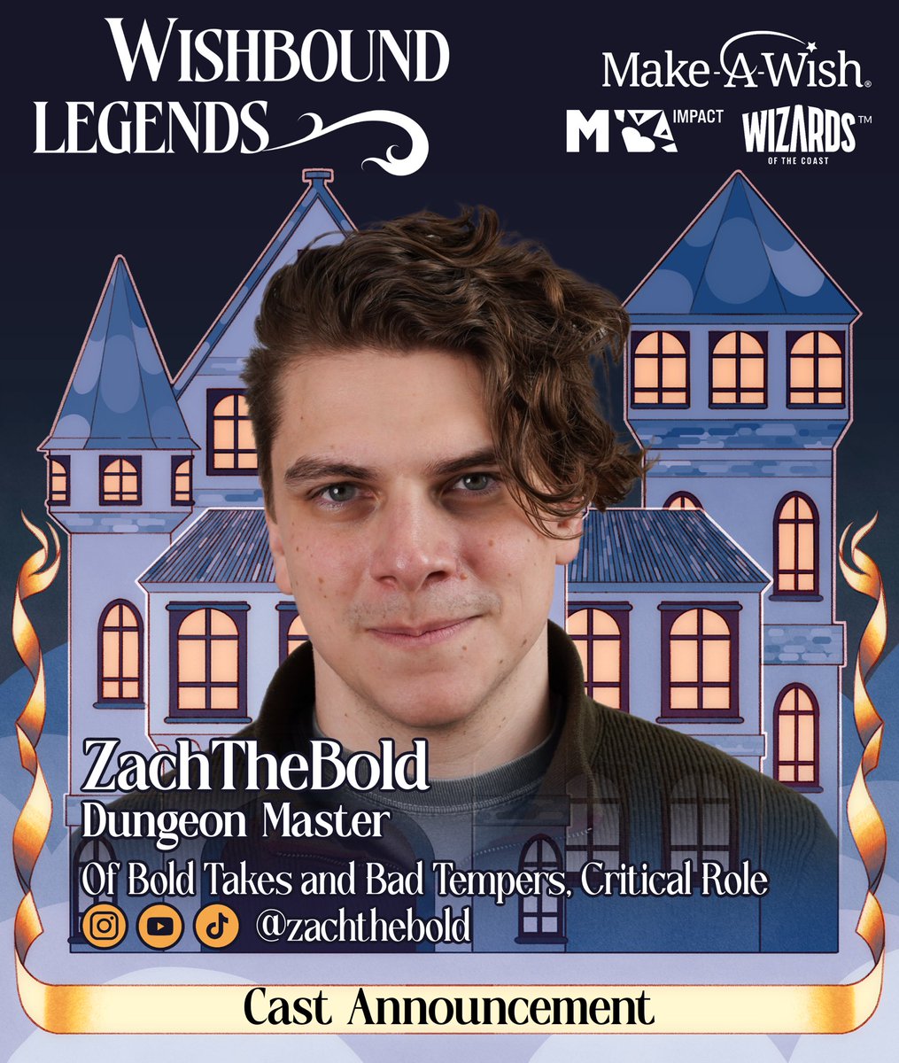 ManaTalentgg's tweet photo. One day. Eight creators. Twelve hours of mischief, magic and mayhem!

We reveal the first four players of our rotating cast today! You can donate now to unlock our SPECIAL GUEST cast member 🪎

Help us raise money for @MakeAWish ➡️ https://t.co/E5ntHIu0D0

🎨: @antiquedeuce https://t.co/MWAY7kssJW