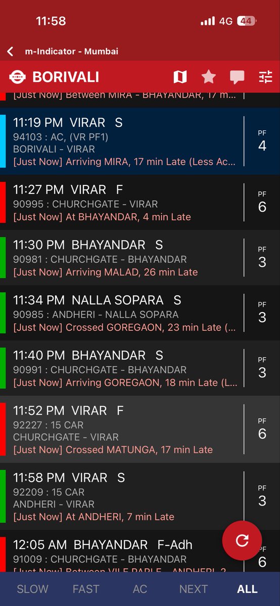 Abhee_601's tweet photo. It’s 12 AM in Borivali, Mumbai, and there hasn’t been a train towards Virar or Bhayandar for the last 20 minutes. Passengers pay their hard-earned money for railway services, yet basic operations can’t be managed. 

@RailMinIndia @RailwaySeva @mumbai_locals https://t.co/ftROA1SPyS
