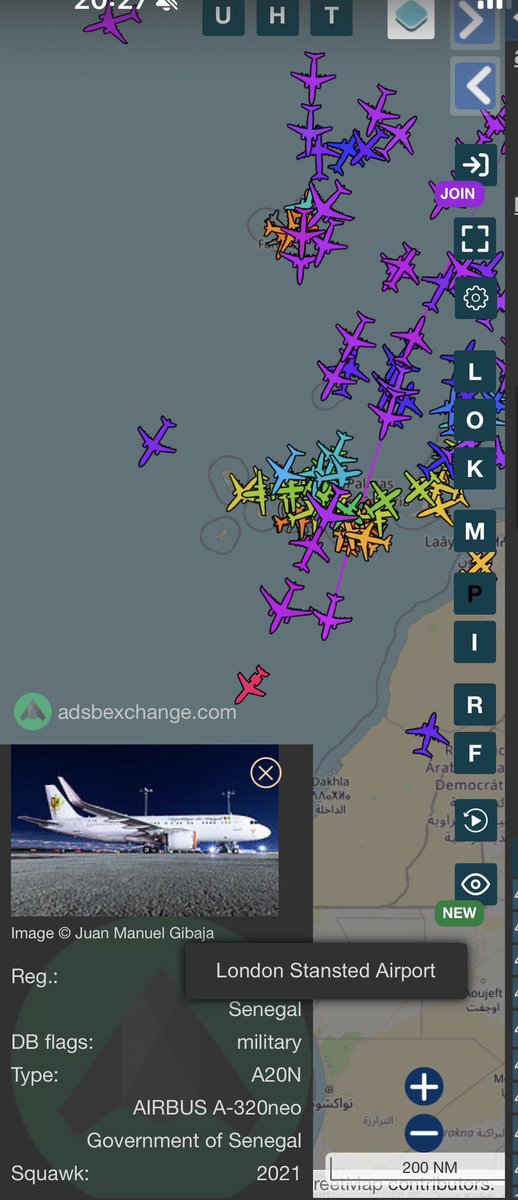 thomasdietrich0's tweet photo. #Sénégal : l’avion du président Bassirou Diomaye Faye est en train de rentrer sur Dakar. Il a décollé à 11h de Paris-Orly, fait escale pendant deux heures à Londres et fait maintenant route sur le #Sénégal. 

L’un des alliés d’Emmanuel Macron en Afrique de l’Ouest s’était rendu en « séjour privé » à l’étranger, sans que la présidence sénégalaise ne communique sur sa destination.