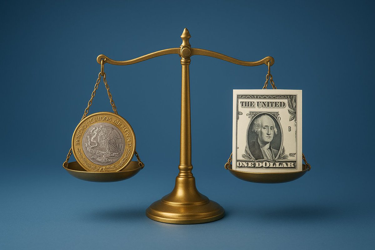 FinestraMX's tweet photo. #Pesomexicano rompió el piso de las 17 unidades por dólar por primera vez desde finales de mayo de 2024, después del anuncio del Tesoro de #EstadosUnidos, que informó que aumentará la recompra de bonos, lo que quitó presión a tasas de interés de largo plazo y debilitó al dólar. https://t.co/fvVPWaULdp