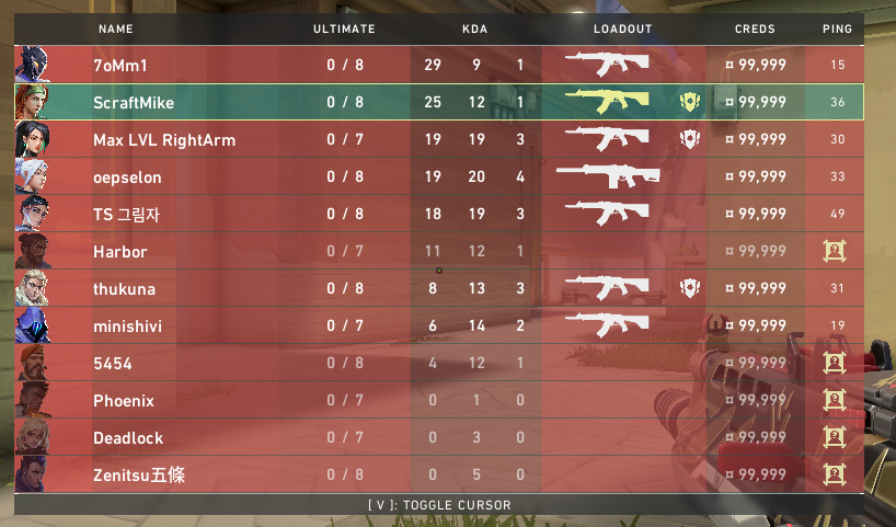 ScraftMike's tweet photo. nice game mode @VALORANT https://t.co/p8uw1QD6Gw