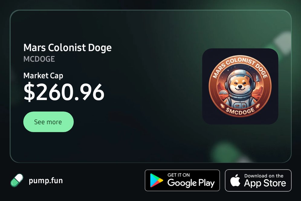 MarsbCrew's tweet photo. @elonmusk @bot While you are busy planning, $MCDOGE is already building the first base on Mars! 🔴🐾Active volume and Mayhem Mode are melting the charts on Solana right now. Join the mission, sir! 🚀

3yhWHGaiH8n9ZKTcHzzQA3CB15zLxYiwKFwB5BGrpump https://t.co/ccWohIQgun