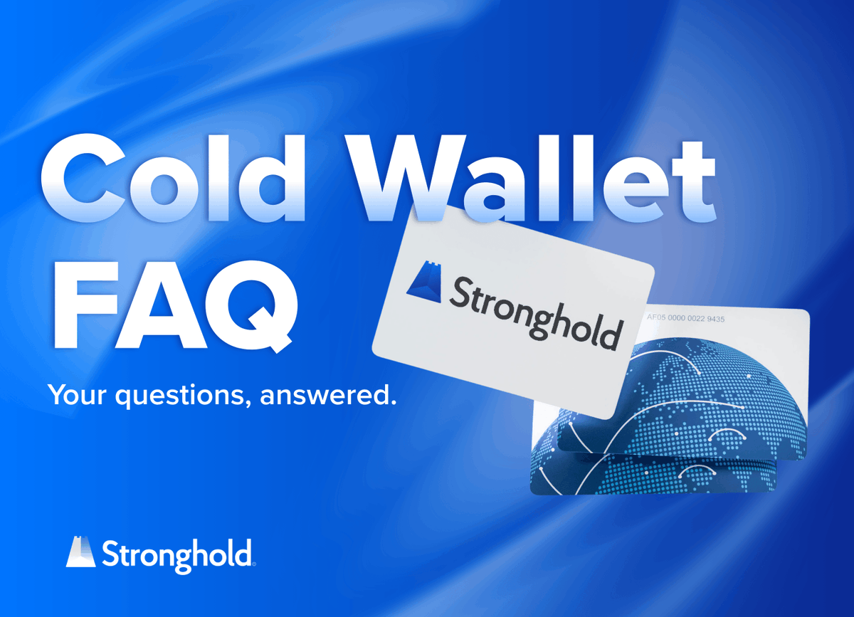 strongholdpay's tweet photo. We've got your questions.  💳
Here's the co-branded @Tangem Cold Wallet FAQ. https://t.co/4ngugckrU4