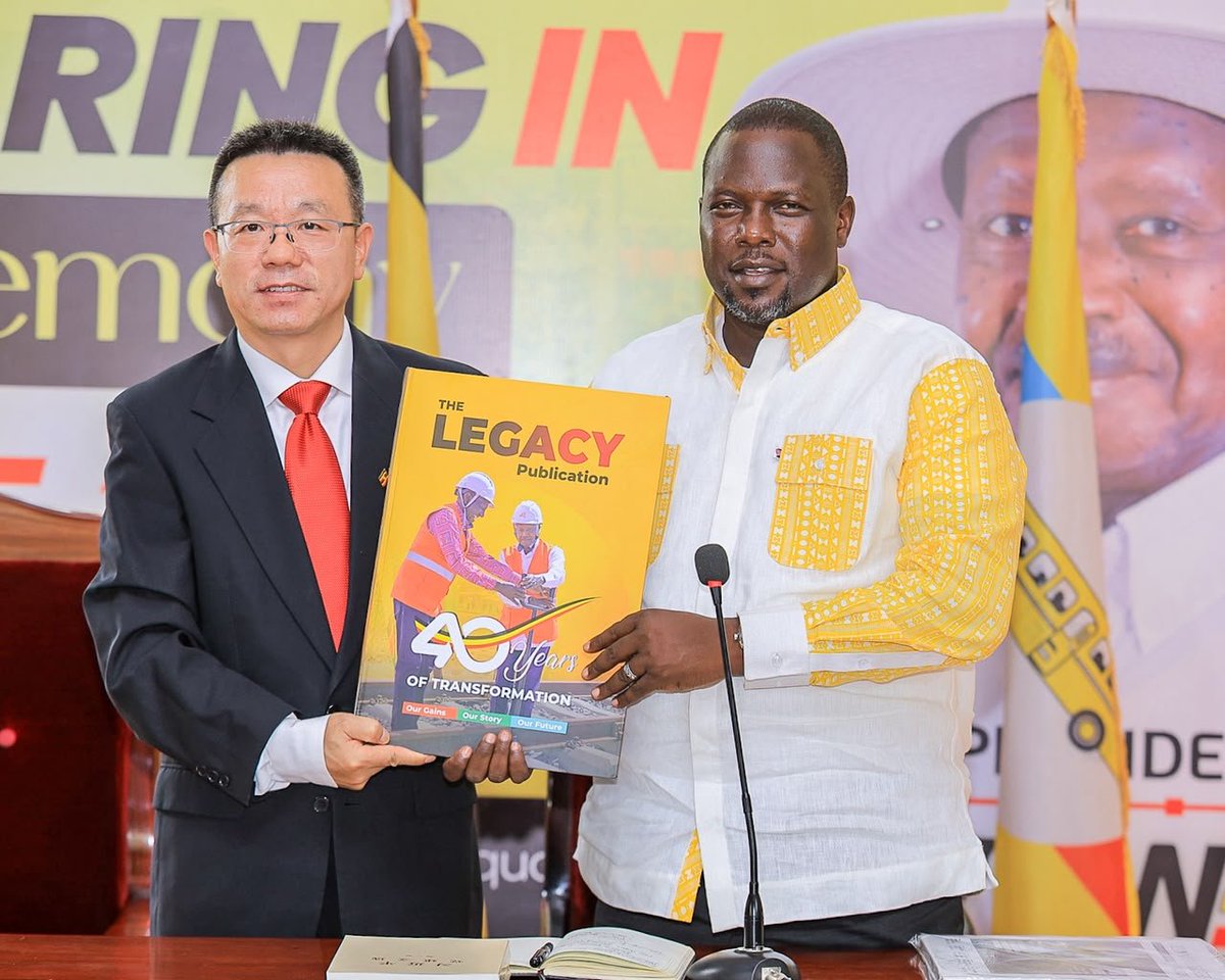 KartzSubbie's tweet photo. @KagutaMuseveni @NRMOnline @TodwongR @emmanuel_dombo @Odongakarasavio @manvawulence1 The NRM Secretary General, Rt. Hon. Richard Todwong made the remarks while welcoming Chinese Ambassador to Uganda His Excellency Wu Guangrong to the NRM Secretariat, describing the relationship between the two parties as one rooted in a long history of solidarity and cooperation. https://t.co/1VbK09sYsE