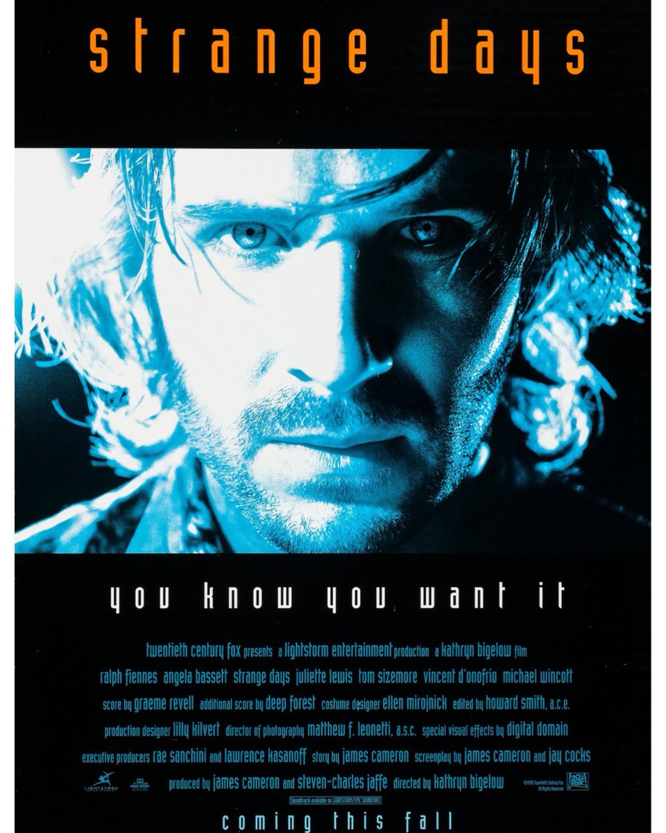 dawnofthediscs's tweet photo. Coming to 4K UHD in 2026 from Disney/20th Century Studios 

Strange Days (1995) 4K UHD

During the last days of 1999 in a gritty, futuristic Los Angeles, an ex-cop turned street hustler finds himself thrown into a conspiracy of murder and blackmail.

MORE INFO TBA

#Disney #strangedays #physicalmedia #bluray #cinema #cinema #Horror #Movie #Movies #HorrorCommunity #FilmCommunity #4KBluray #4KUltraHD 
 #physicalmedia #FilmstaGram #physicalmediaforever #bluraycollector #bluraycollection #Horror #HorrorMovie #HorrorMovies #Film #Cinema #CinemaLovers #FilmTwitter #Cinephile #MovieBuff #NowWatching