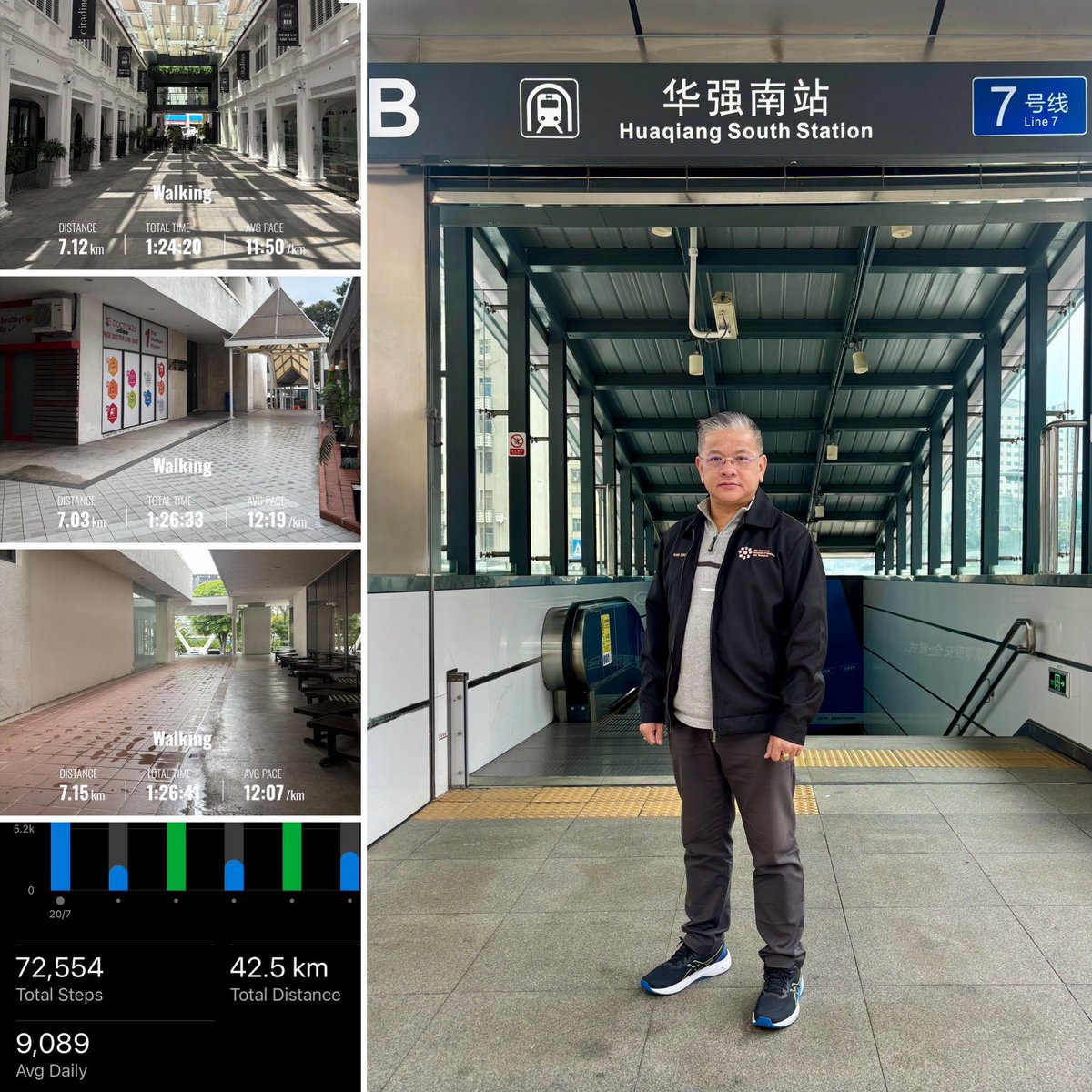 MejChang's tweet photo. 72,554 steps (42.5km) for the week ✅
"Due to time factor, I don't go out for exercise for weeks. I hv done in front of TV by marching in place. I spent 1.5 hrs/session and burned 450-750 calories/session."
💪😊
#Logistician #PakarLogistik #物流师 #ChangKahLoon #曾家麟 https://t.co/HZCGPO9muX