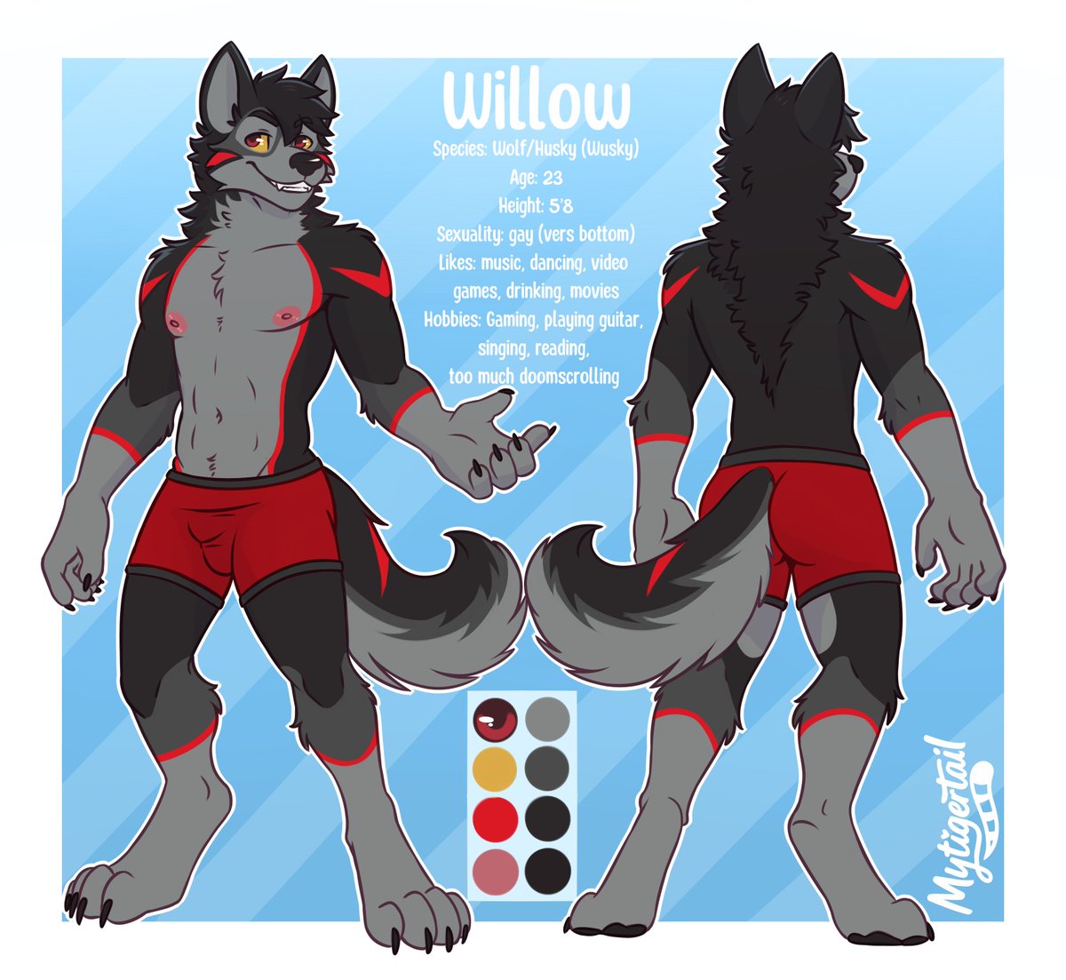 Mytigertail's tweet photo. Willow - Ref. Sheet Commission for WuskyWillow https://t.co/hV1C2DcNsG