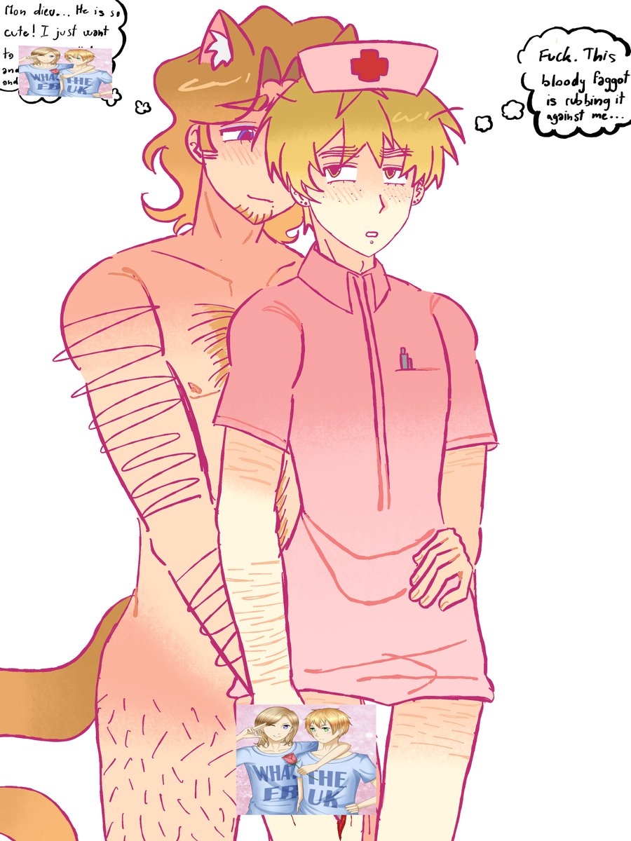 Roman0tomat0's tweet photo. Here you go you freaks,, Here is your naughty kink fruk I hope you are happy 👀👀👀

TW:  Sh,  nudity

#hetalia #fruk https://t.co/g0bqXL1xbS