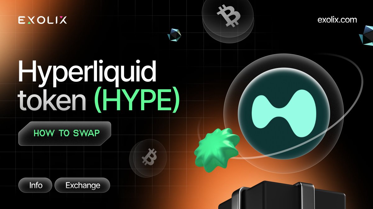exolix_com's tweet photo. 📈 @HyperliquidX's hyperliquid:native is one of the most-watched tokens in DeFi, but getting it doesn’t require a complex trading setup.

Exolix supports swaps from a wide range of cryptocurrencies into hyperliquid:native.

See how it works: https://t.co/Flpo8j07ww https://t.co/ynBo2Qg7Ia