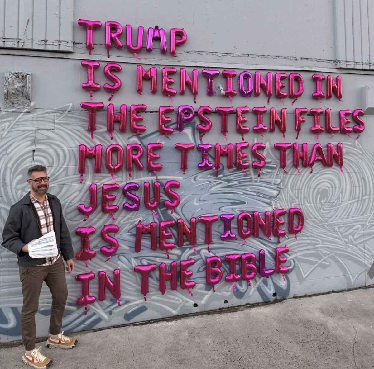TommasinaResist's tweet photo. Trump’s name shows up over 38,000 times in the Epstein files, more than Harry Potter says “Harry” in 7 books, &amp; his DOJ still won’t release everything. 

If there’s nothing to hide, why does it take a judge threatening you every month? 
#HoldTheCrooksAccountable
#USDemocracy https://t.co/mOXZOnJHBp