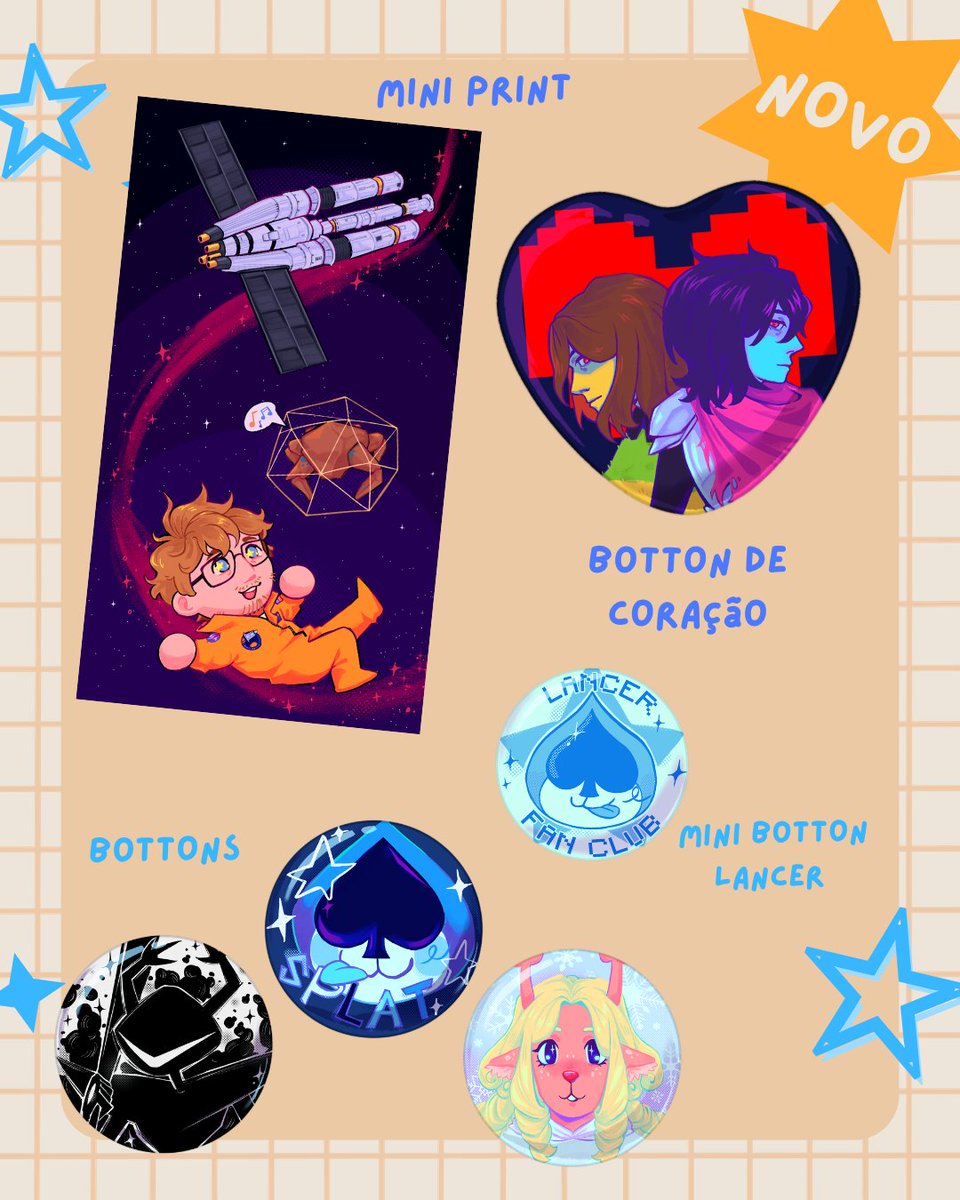 GabiiWka's tweet photo. Os novos itens já estão disponíveis na lojinha!!

Aqui o catalogo com todas as novidades que chegaram agora na lojinha!
A maior parte deles vão ta disponíveis em pré-venda, mas todos os novos bottons tão a pronta entrega ☝️

As pré-vendas vão ir até o dia 06/09!! https://t.co/zbAXrUE7Cn