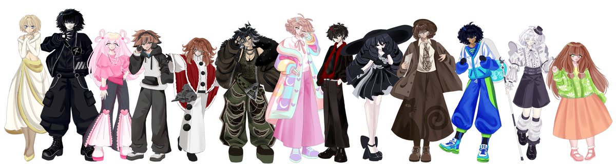 elaiko_'s tweet photo. My characters from the oldest to the youngest 💭#oc
Individual presentations below ⬇️ https://t.co/eD4J5Xnq6k