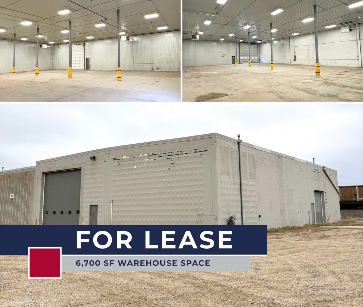 CityscapesDev's tweet photo. FOR LEASE: This 6,700 SF heated warehouse is located just west of Downtown Fargo and provides easy access to 25th Street and Main Avenue.

Call us at 701-280-5885 or visit our website for more information: https://t.co/PAfgrC1wcJ https://t.co/TiW4tF2DhM