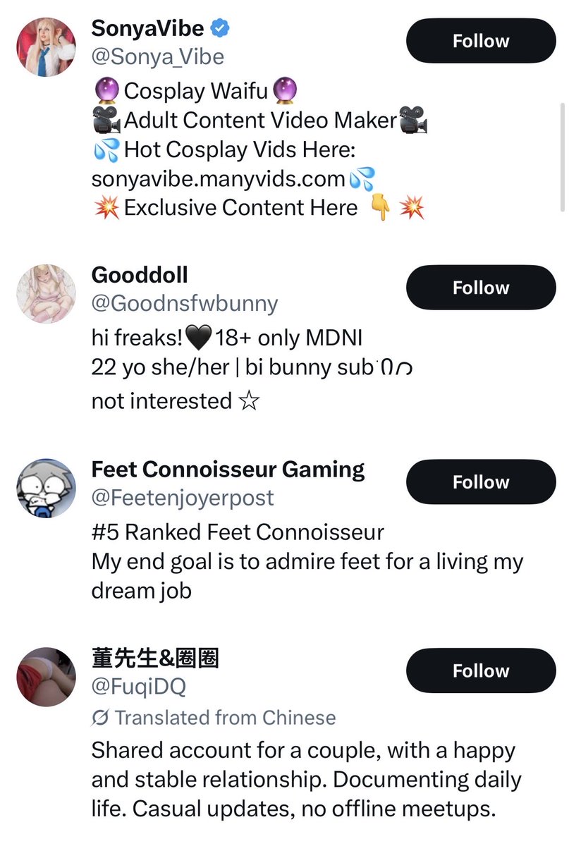 HonorableMagi's tweet photo. @King_Bear_19 @HECU_snowfox You follow these fuckass accounts; so don’t you get smart with me, boy! https://t.co/gCLV90J1zt