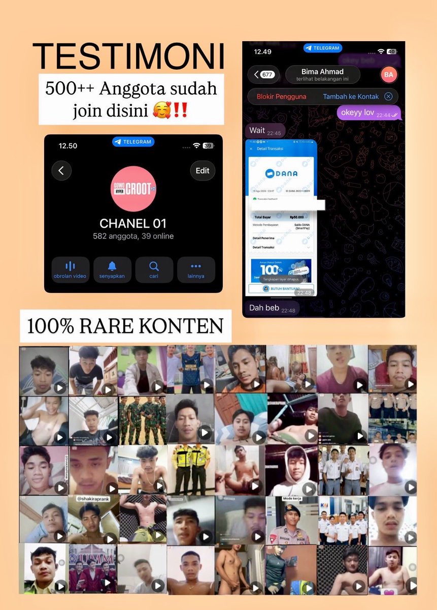 koleksialoy's tweet photo. SPECIAL PROMO ❤️ 
💸40rb dapat 4 GRUB

100% Hasil Prank Pribadi
RARE KONTEN, TIDAK ADA DI GRUB LAIN 🔥‼️

JOIN NOW⤵️ Koleksi by Aloysia
https://t.co/LI2N98r9Vk

Hanya 1x Bayar Permanen &amp; Bergaransi 🥰 https://t.co/jPxtQfW2Br