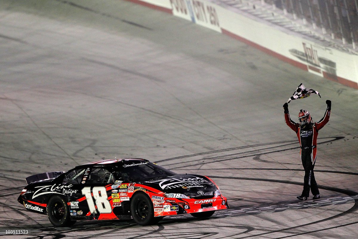 Basso488's tweet photo. 16 years ago today, Kyle Busch after winning the 2010 Food City 250 @ Bristol. https://t.co/netQC9PyWR