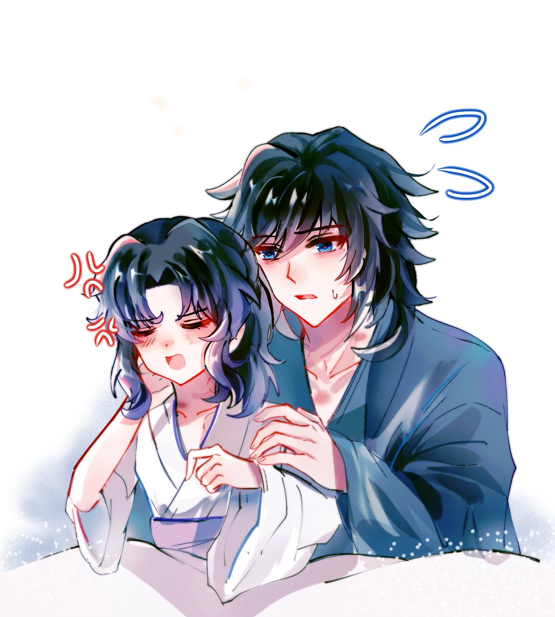 Reirokuya's tweet photo. #鬼滅の刃  
#ぎゆしの https://t.co/ZE2g8gXJ6q