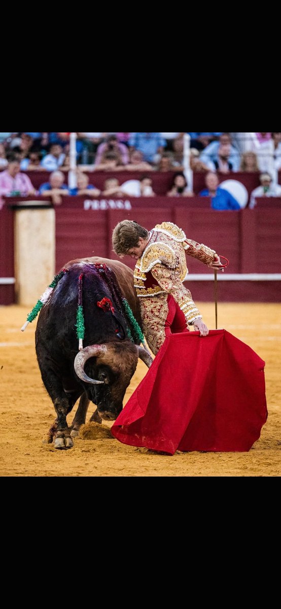 juliosanchez65's tweet photo. No hay ningún torero en el escalafón ahora mismo q toree al natural enroscandose los toros atras como Borja Jiménez, eso es TOREAR. Pedazo de torero. https://t.co/GK9sBgSBpv