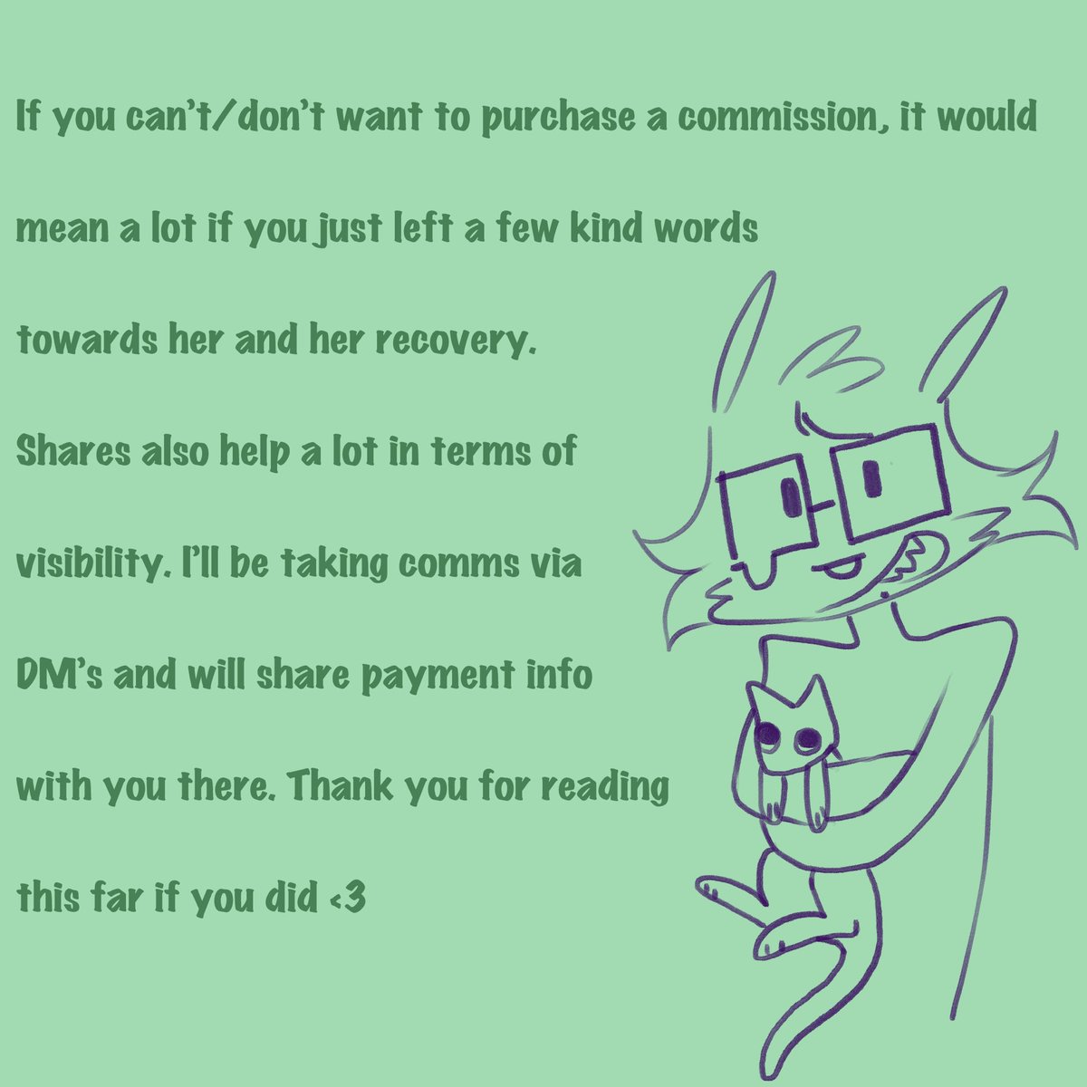 packagedpaws's tweet photo. back on this godforsaken site bc unfortunately my cat is sick and we could use any help we can get. thank you for taking the time to stop and read https://t.co/4OO8M7RE6n