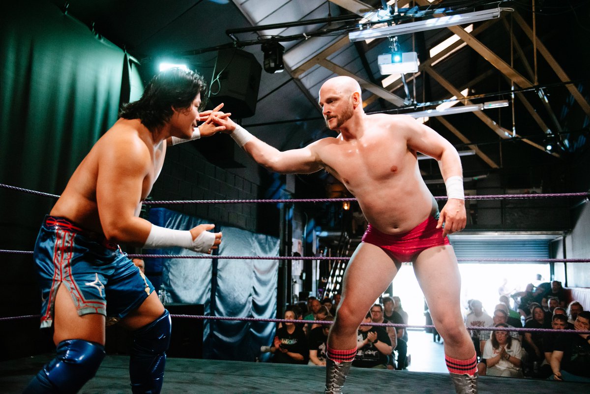 TheGrappleDays's tweet photo. ***Free match***

Before heading back to Japan, Pro Wrestling NOAH star Kouga enters his first ever British Rounds match against Jordon Breaks, who probably has more under his belt than any other active wrestler. Its a Graps-fest!

https://t.co/CL8oGtfeRa https://t.co/4M1PcyOkDr