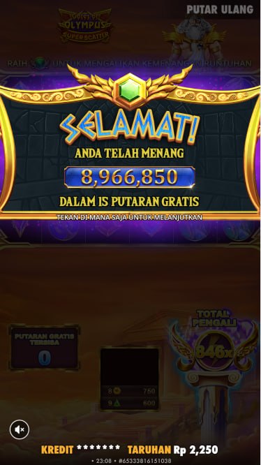 maxwinsultpro's tweet photo. game : gates of olympus super scatter 
winner : 8,966,850
betting :  2,250
link : https://t.co/DrRwRfTmkq https://t.co/ptddlR7LSr