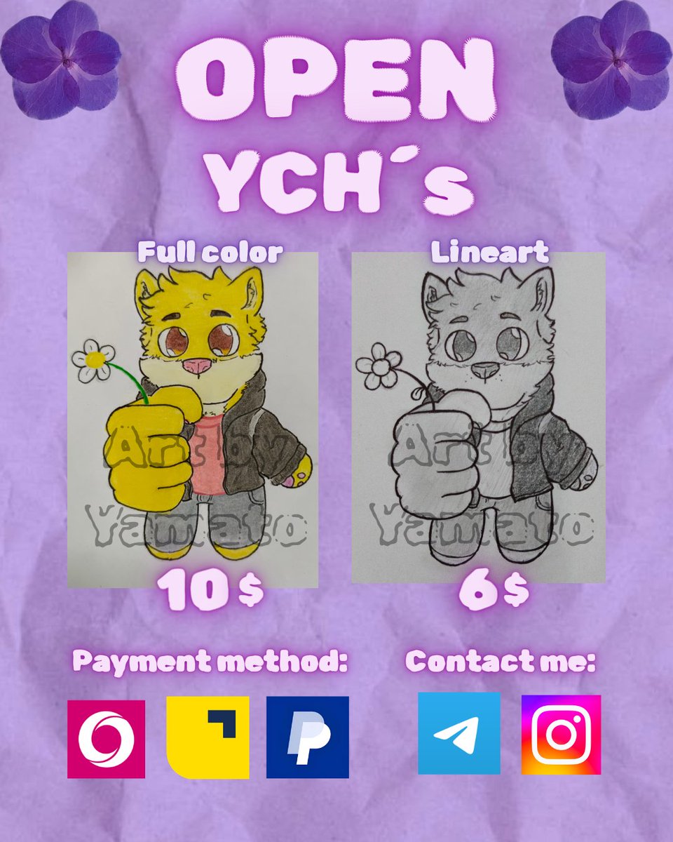 yamato_owo69's tweet photo. 🌸 OPEN YCHs! 🌸
Want to give someone special a little token of affection? 🌷✨
Or maybe you just want a cute little sticker of your character? ♡

💌 Perfect as a gift for friends, partners, or just because!

TG: https://t.co/l7DiOHuDh7

IG: https://t.co/UEpAi6eS4K https://t.co/HP7cdS7pkr