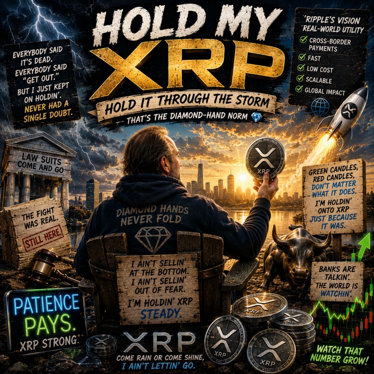 ReikiPJ's tweet photo. Hold My XRP
Available now on CD & vinyl at https://t.co/q2yfOhLtg5
Digital release coming soon!
#HoldMyXRP #XRP #CryptoMusic https://t.co/vZc1SmXFND