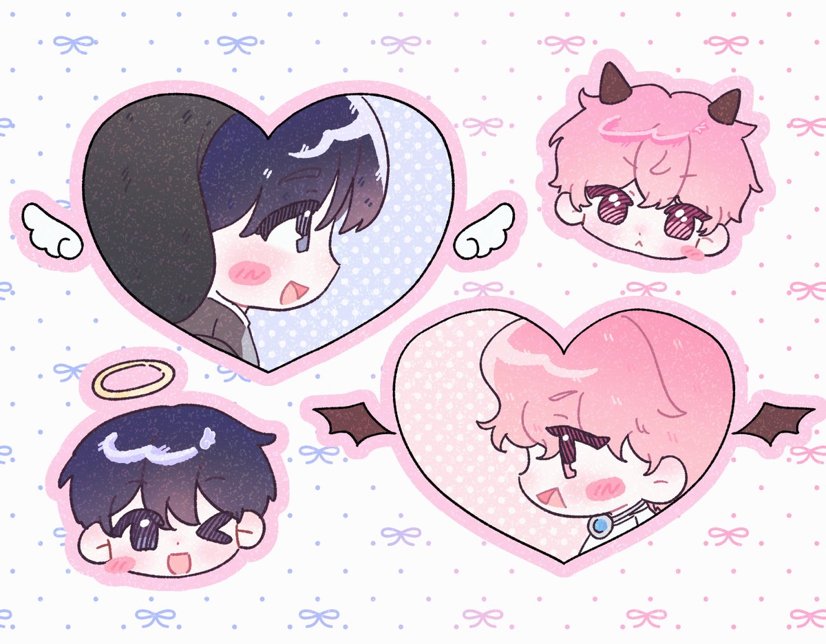 chuui_BB's tweet photo. 💙💗 
인터넷 스티커놀이 https://t.co/30MOdPOo8D
